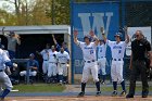 Baseball vs MIT  Wheaton College Baseball vs MIT during quarter final game of the NEWMAC Championship hosted by Wheaton. - (Photo by Keith Nordstrom) : Wheaton, baseball, NEWMAC